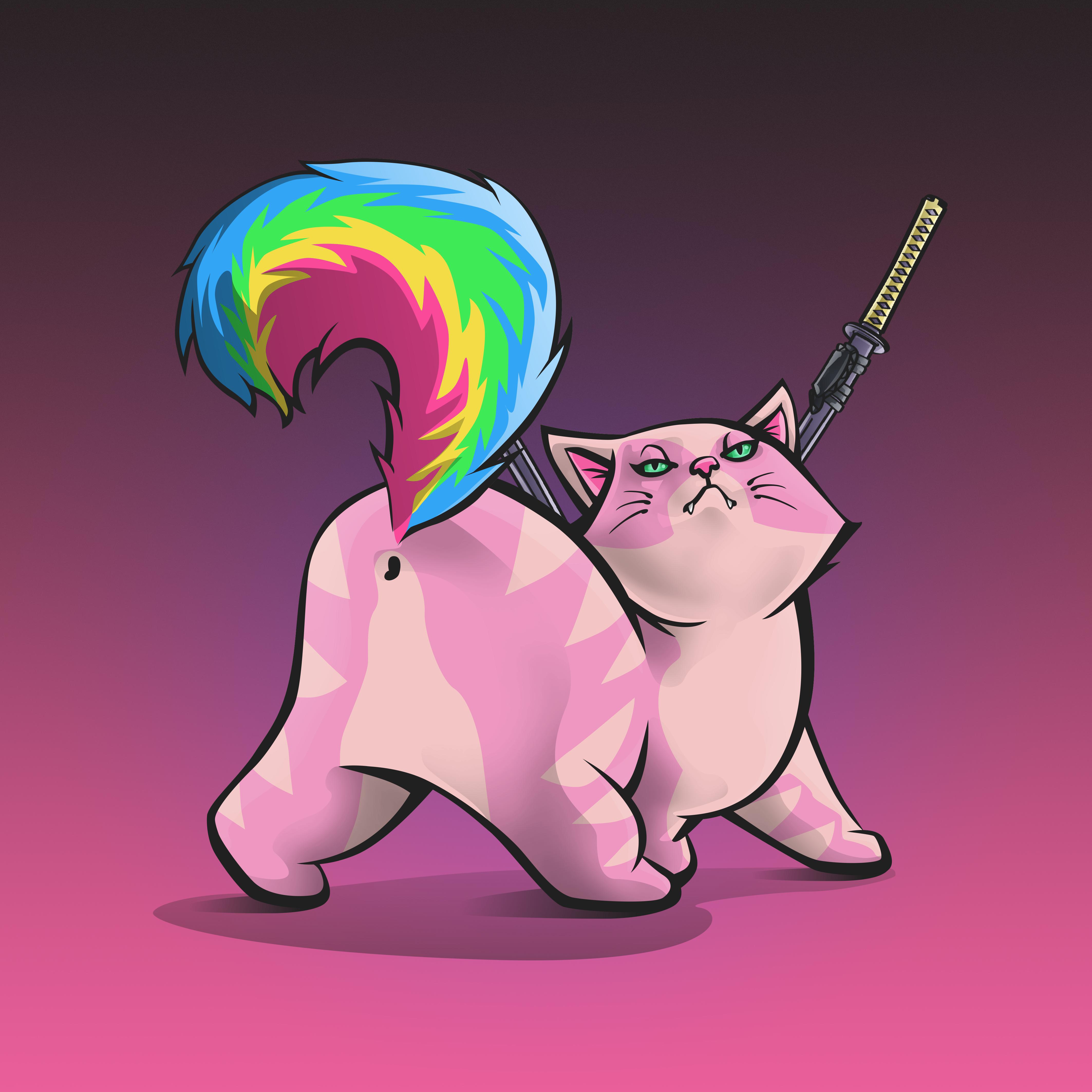 KittyButt #0536, a unique collectible.